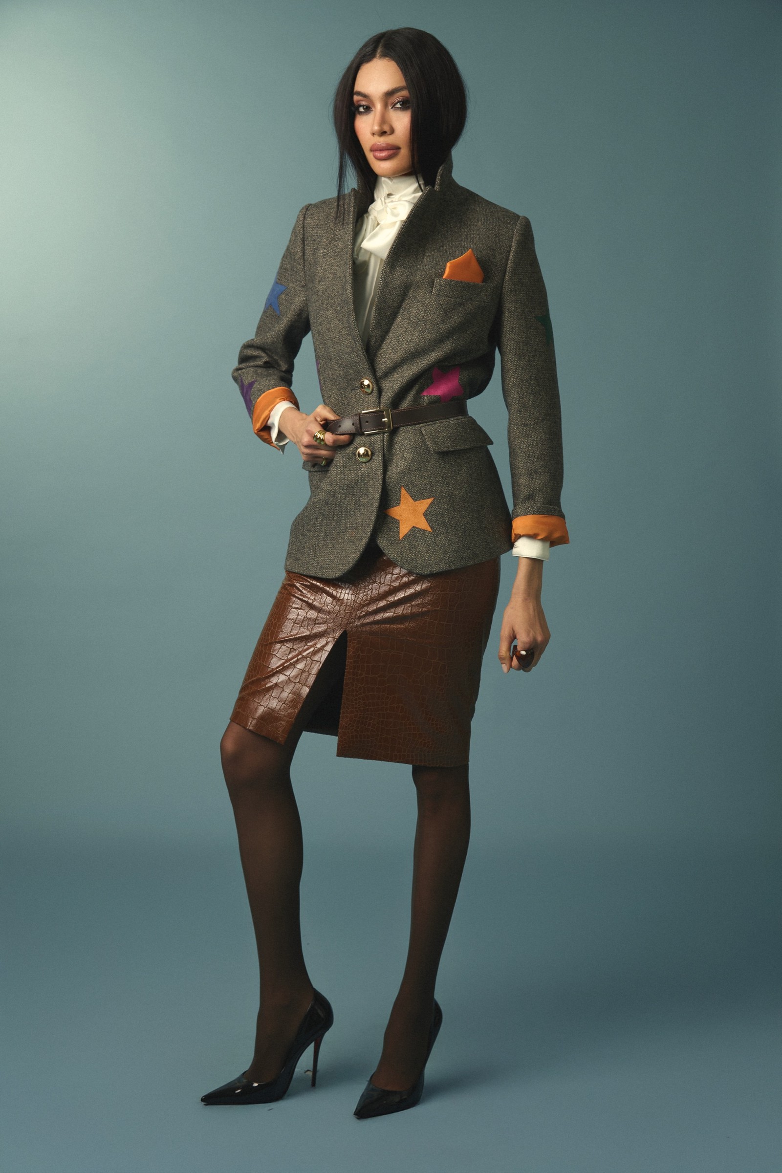 STARS OF COLOR BLAZER 1