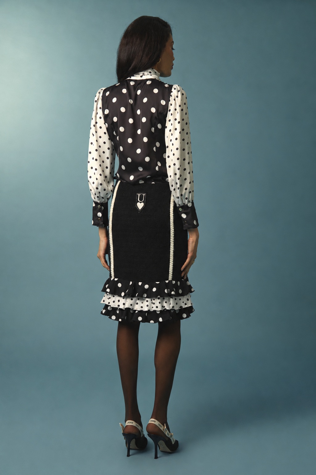LILY ROSE FALDA MIDI VOLANTES 9