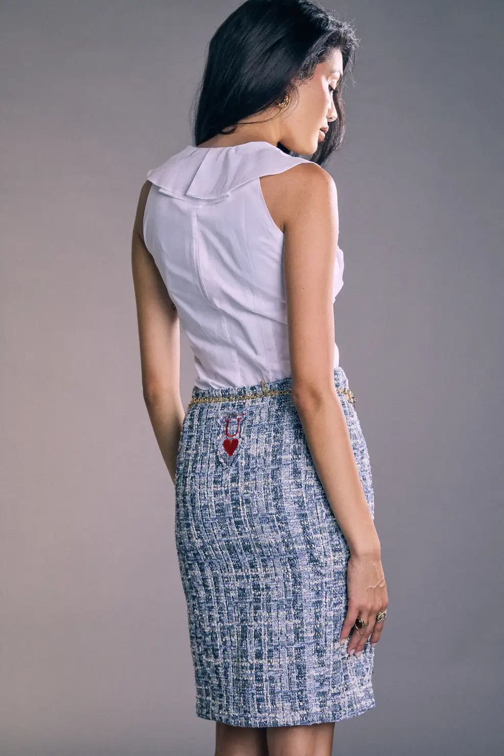 IZABEL FALDA MIDI 1